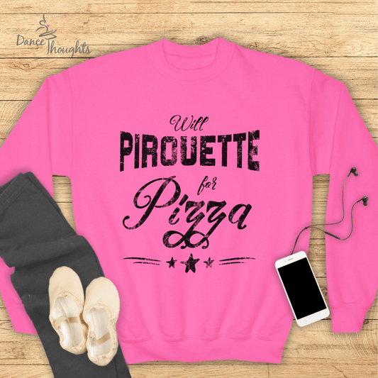 KIDS Pirouette For Pizza Sweatshirt