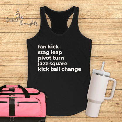 Jazz Dance Terminology Tank Top