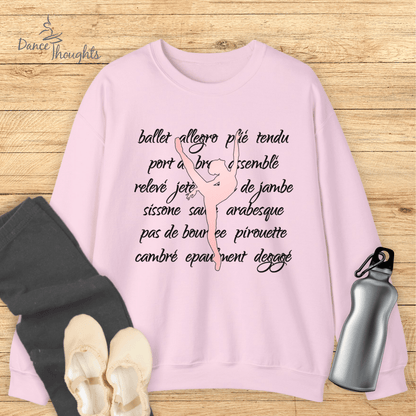 Ballet Terminology Sweatshirt