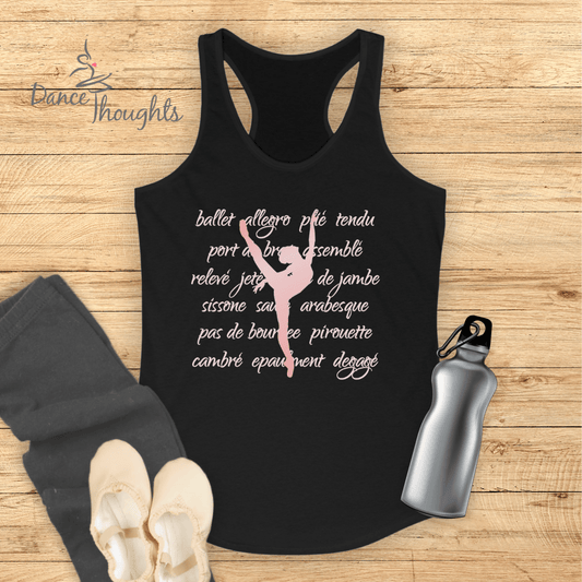 Ballet Terminology Tank Top