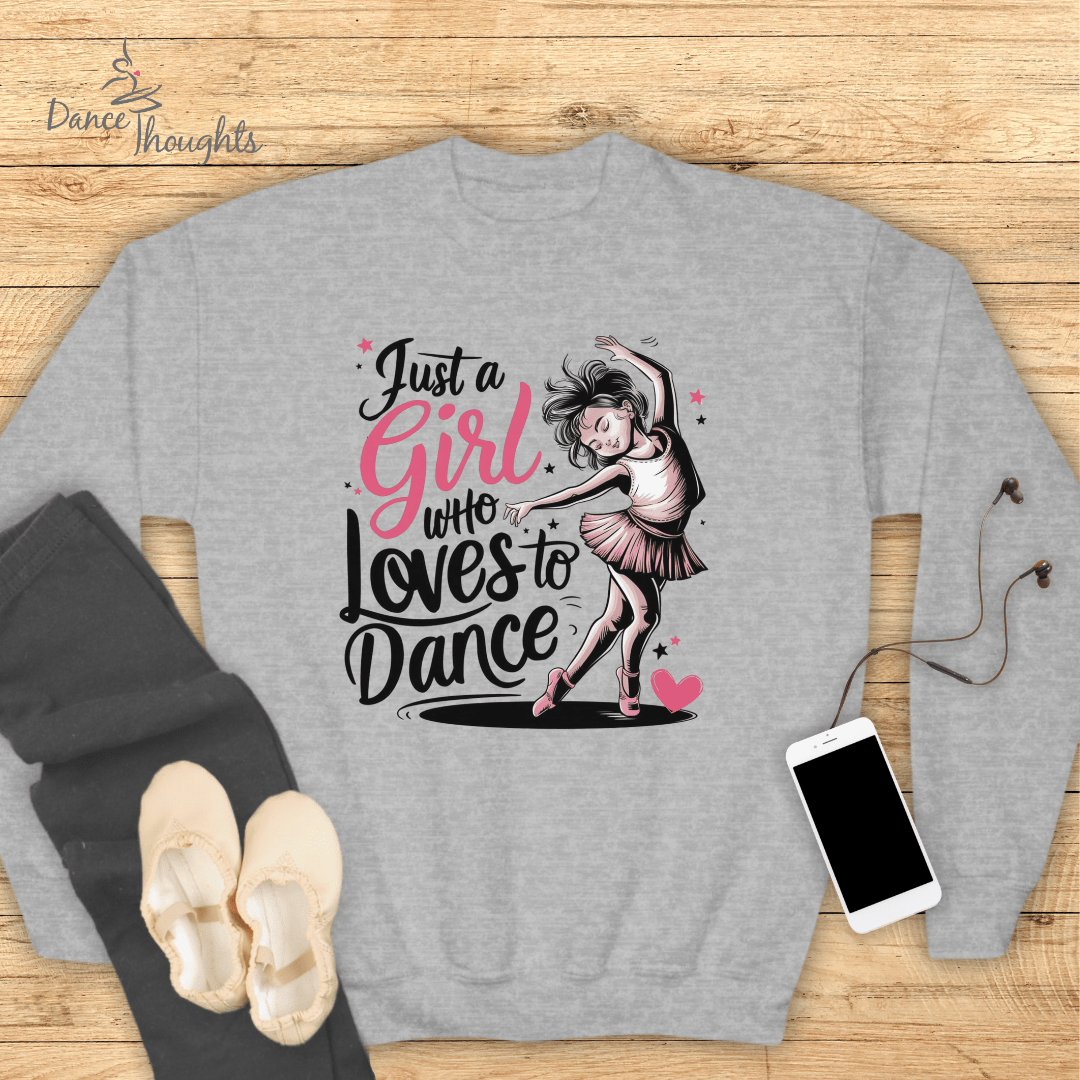 KIDS Just A Girl Who Loves To Dance Sweatshirt