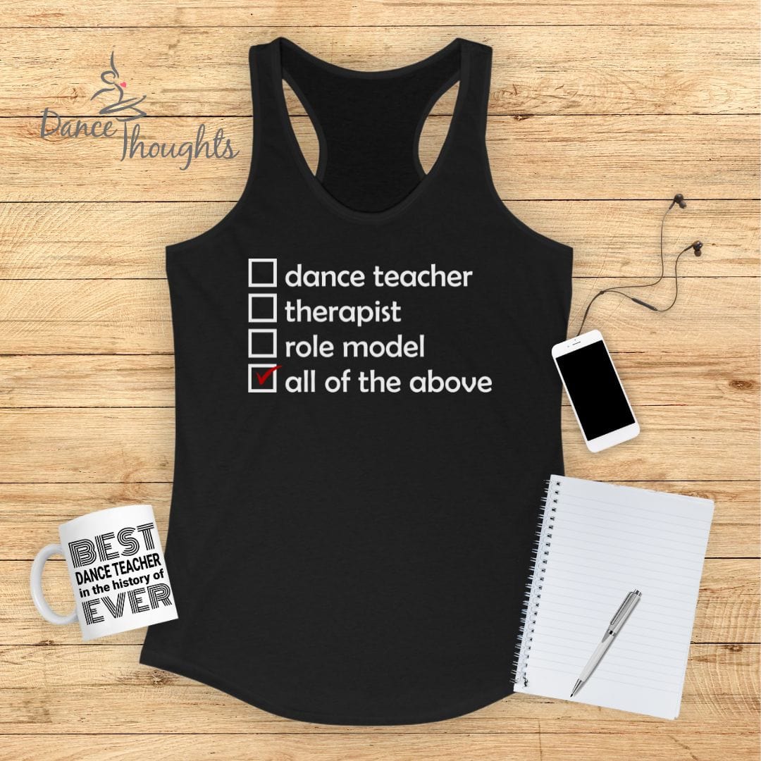 Dance Teacher Checklist Tank Top