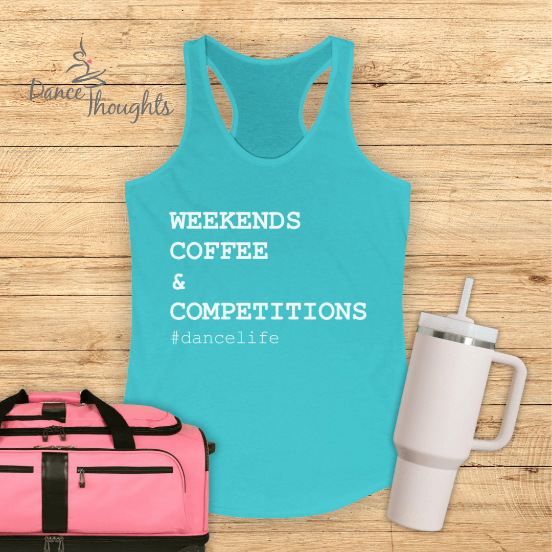 Weekends, Coffee, & Competitions Tank Top