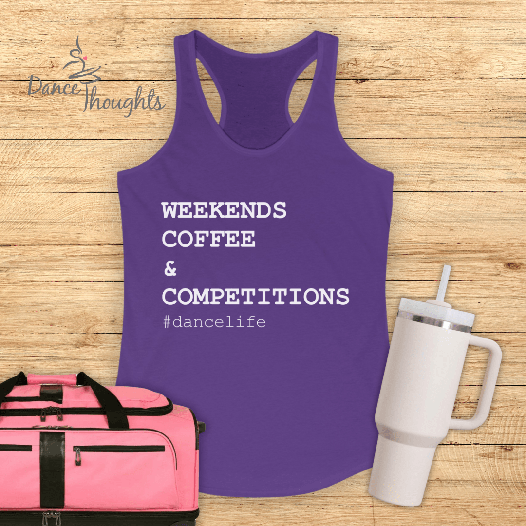 Weekends, Coffee, & Competitions Tank Top