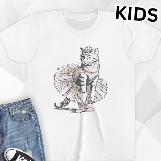 KIDS Ballerina Cat T-Shirt