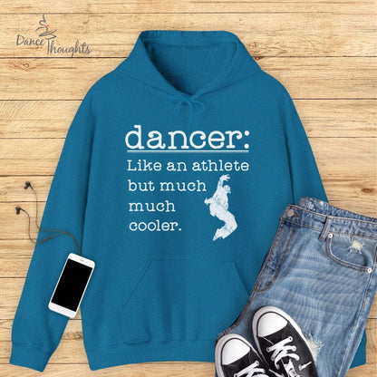 Like An Athlete Male Dancer Hoodie