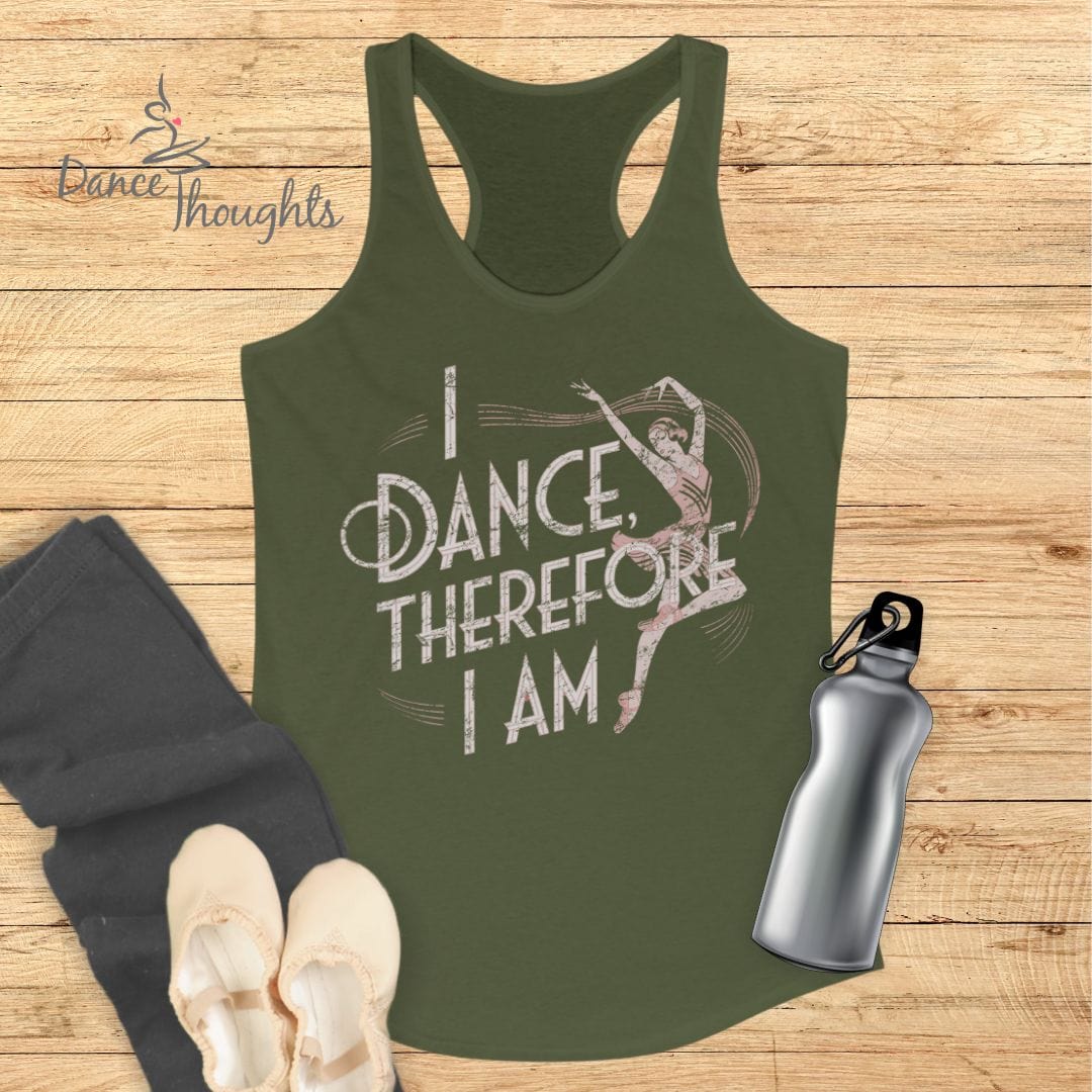 I Dance, Therefore I Am Tank Top