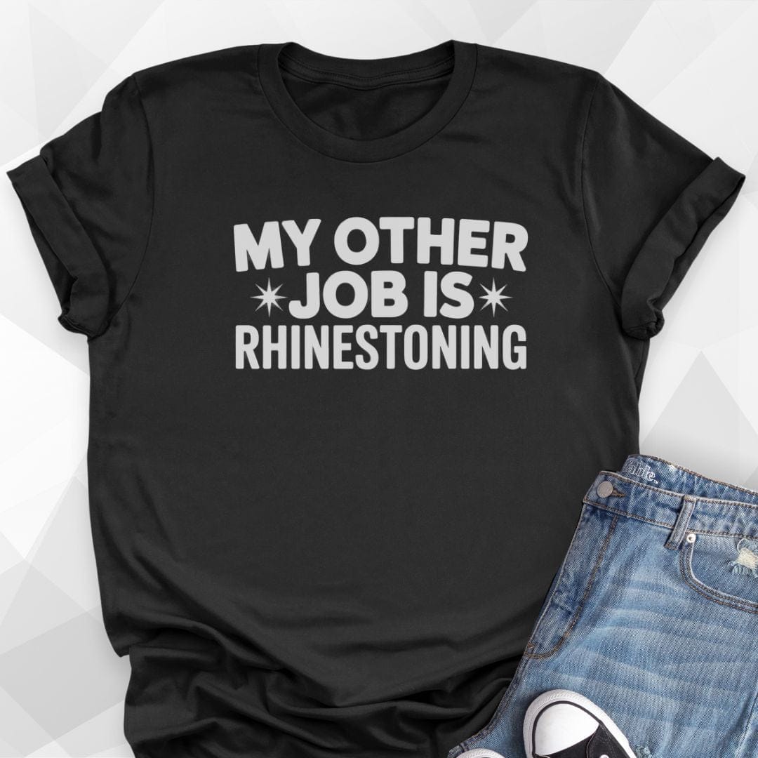 Rhinestoning T-shirt