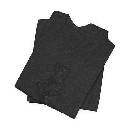 Gothic Floral Pointe Shoe Halloween T-shirt