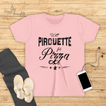 KIDS Pirouette for Pizza T-Shirt