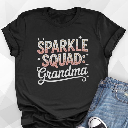 Sparkle Squad Grandma T-shirt