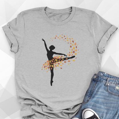 Autumn Leaves Ballerina T-Shirt