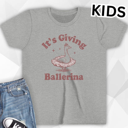 KIDS It's Giving Ballerina T-shirt