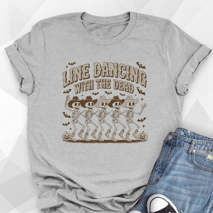 Line Dancing Skeletons T-shirt