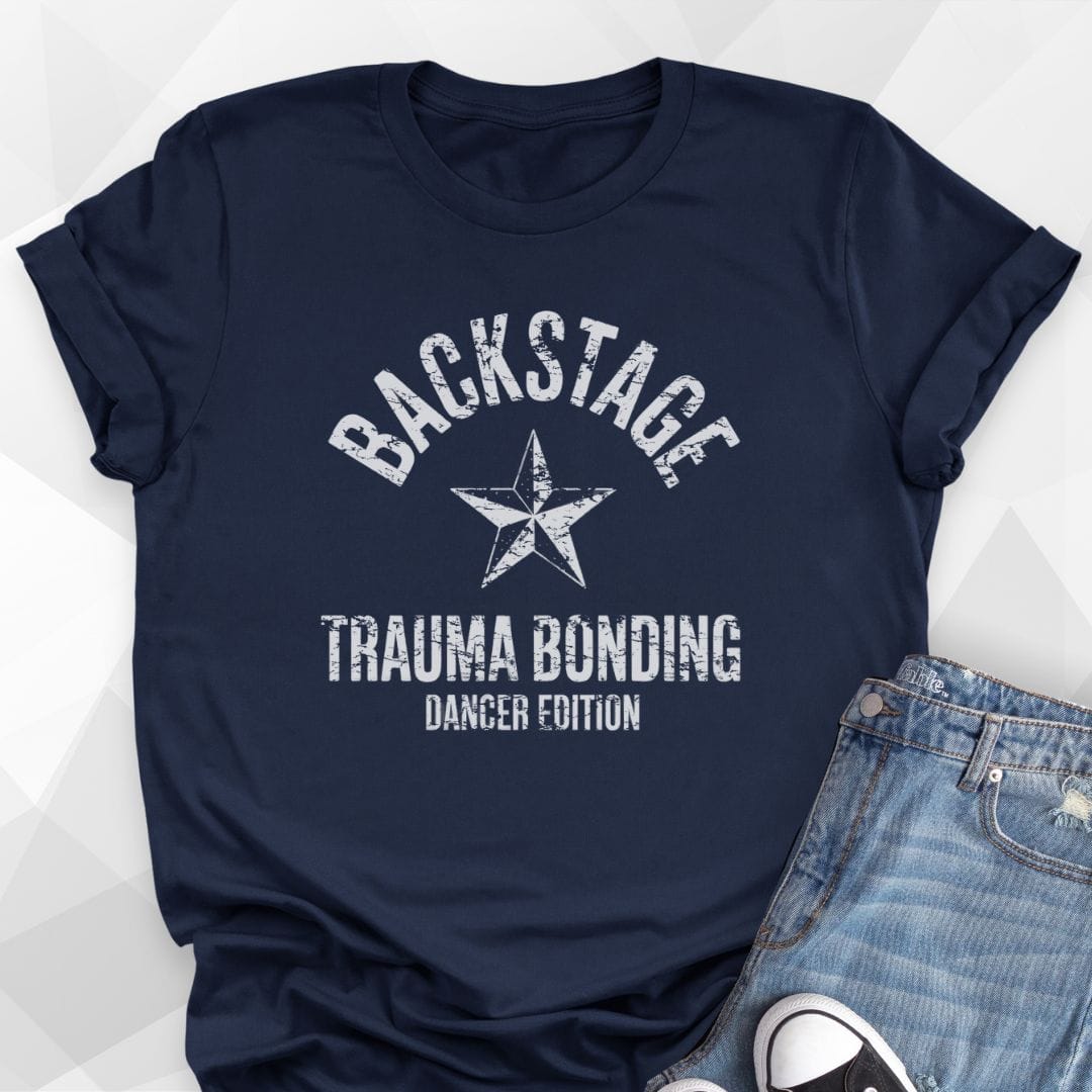 Backstage Trauma Bonding T-shirt - Navy