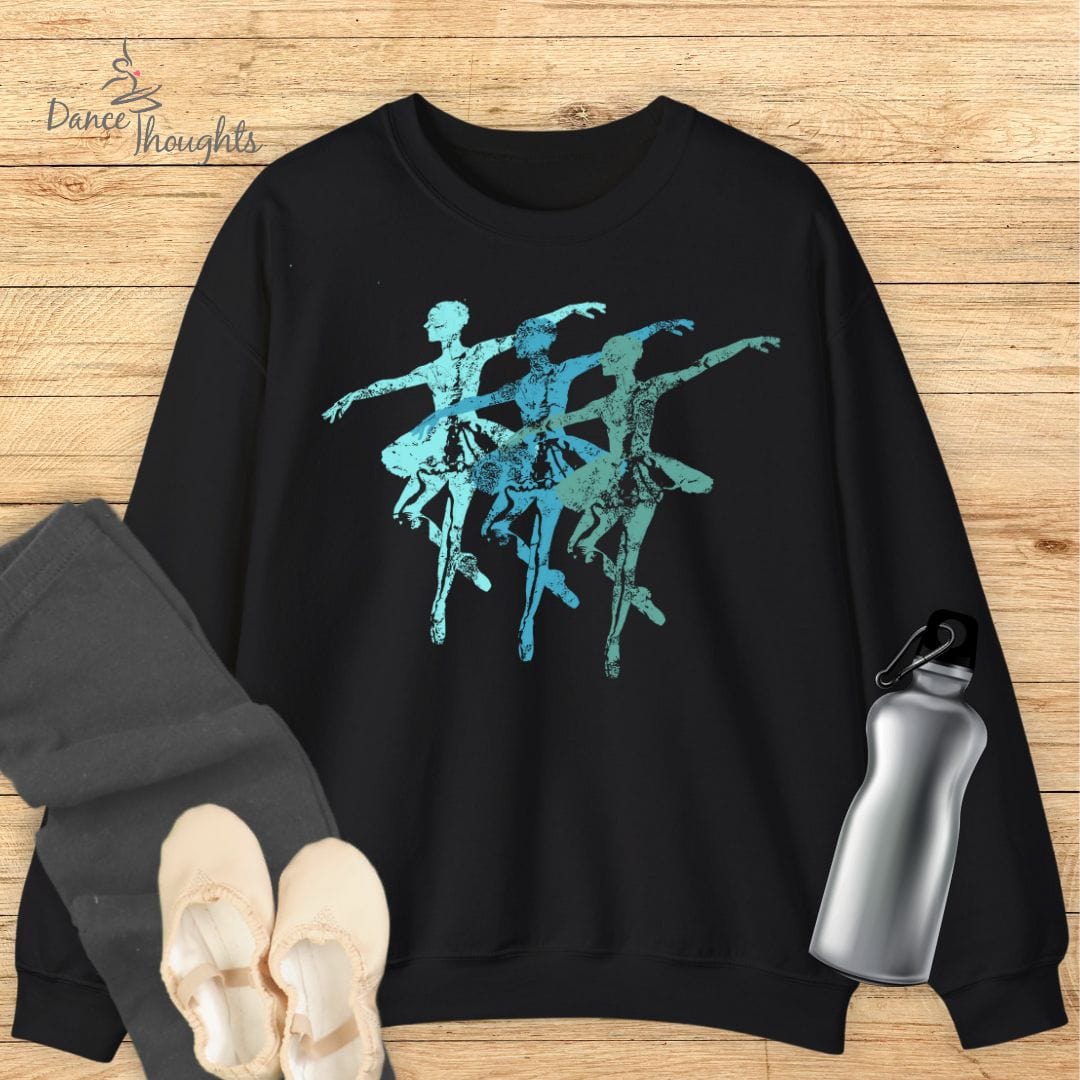 Blue Ballerina Trio Sweatshirt