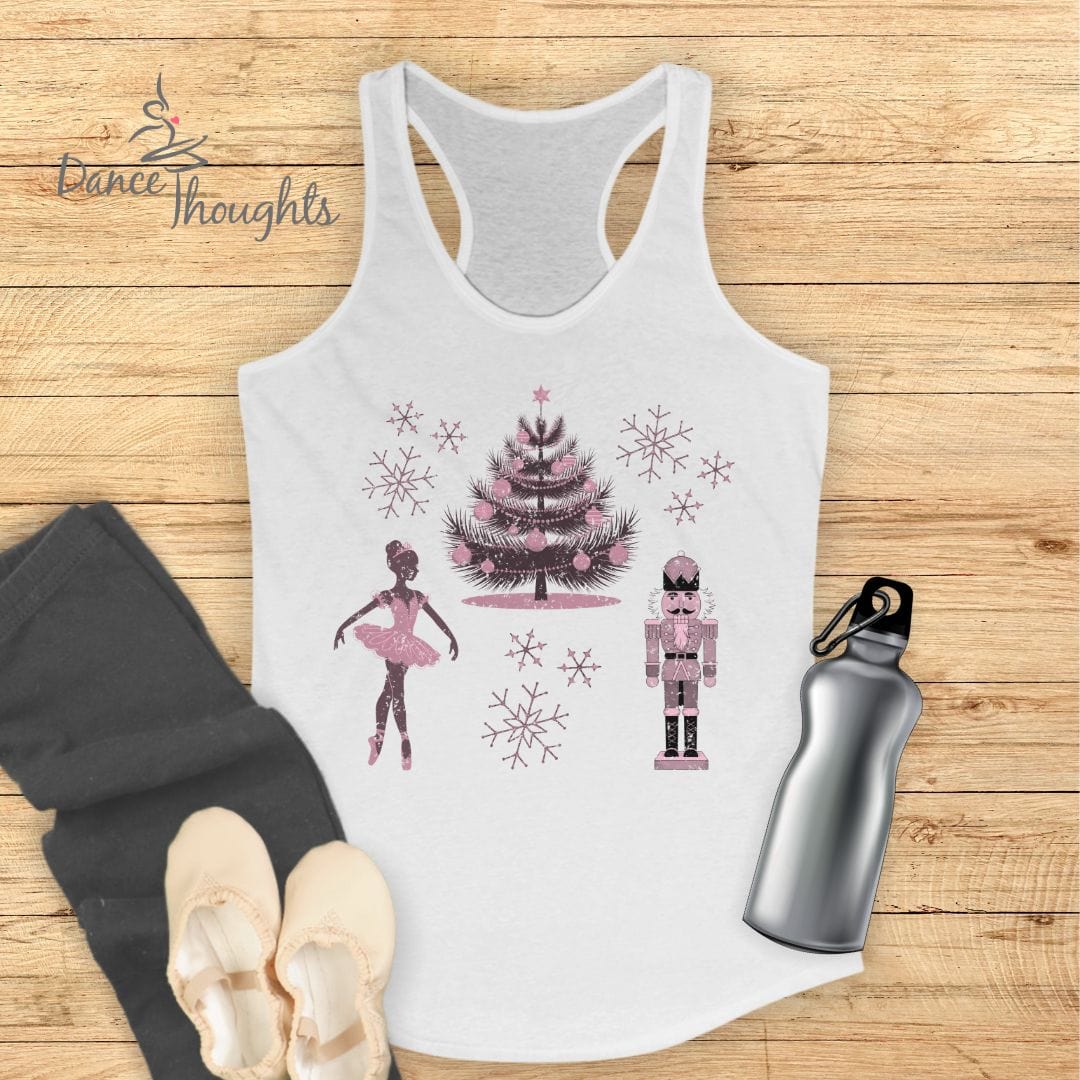 Pink Nutcracker Characters Tank Top