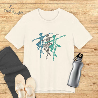 Blue Ballerina Trio T-shirt