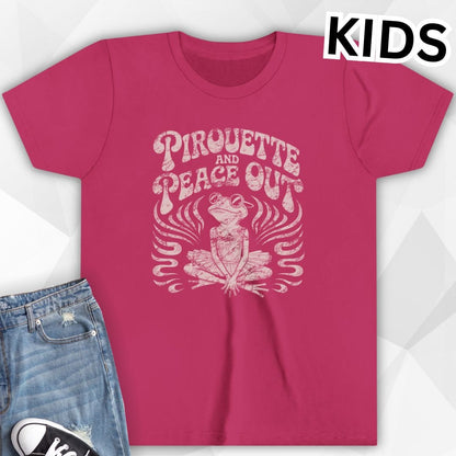 KIDS Pirouette and Peace Out T-shirt