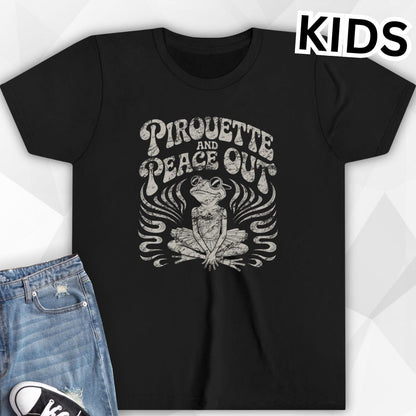 KIDS Pirouette and Peace Out T-shirt
