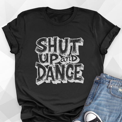 Shut Up and Dance T-shirt - black