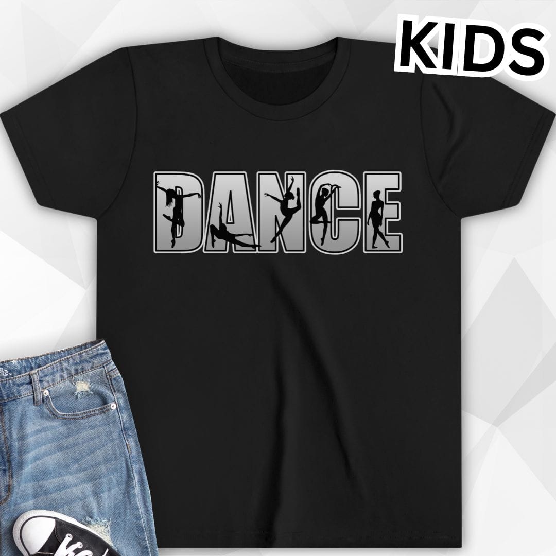 KIDS Dance Silhouettes T-Shirt - black
