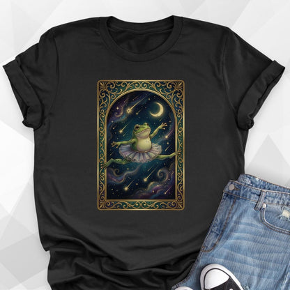 Ballerina Frog Tarot T-Shirt