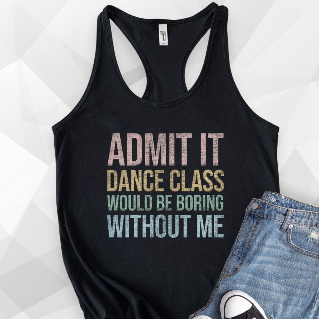 Admit It Tank Top - Black