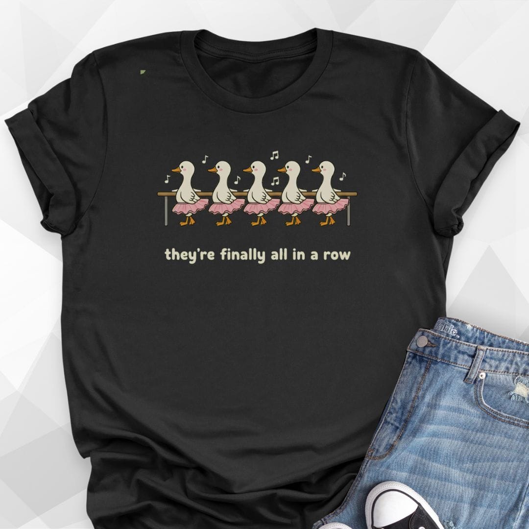 All In A Row Duck T-Shirt