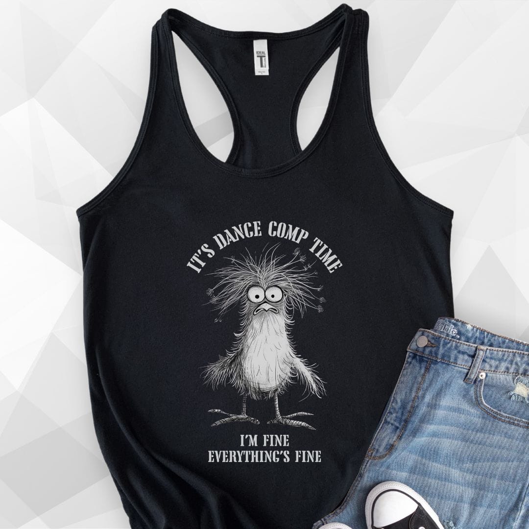 It's Dance Comp Time Tank Top - black.jpg
