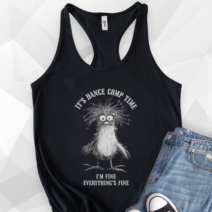 It's Dance Comp Time Tank Top - black.jpg