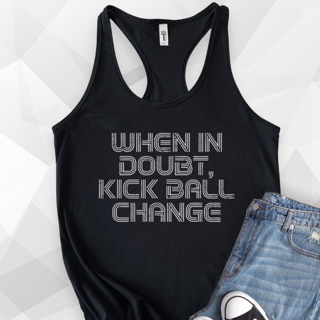 When In Doubt Tank Top - Solid Black