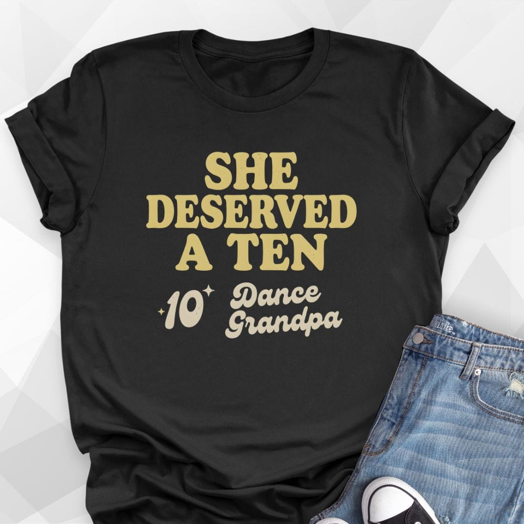 She Deserved a Ten. - Black
