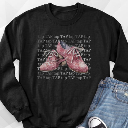 Pink Tap Shoes Sweatshirt