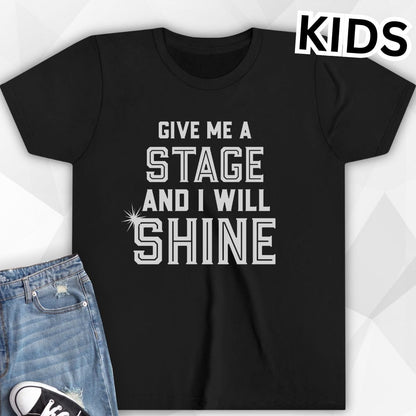 KIDS Give Me A Stage T-Shirt - black