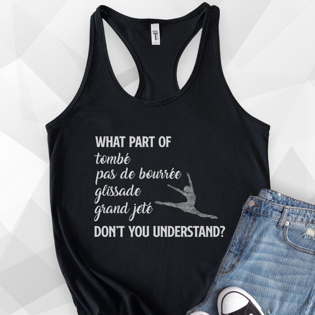 What Part Of Tombe Tank Top - Solid Black