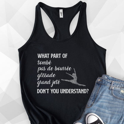 What Part Of Tombe Tank Top - Solid Black