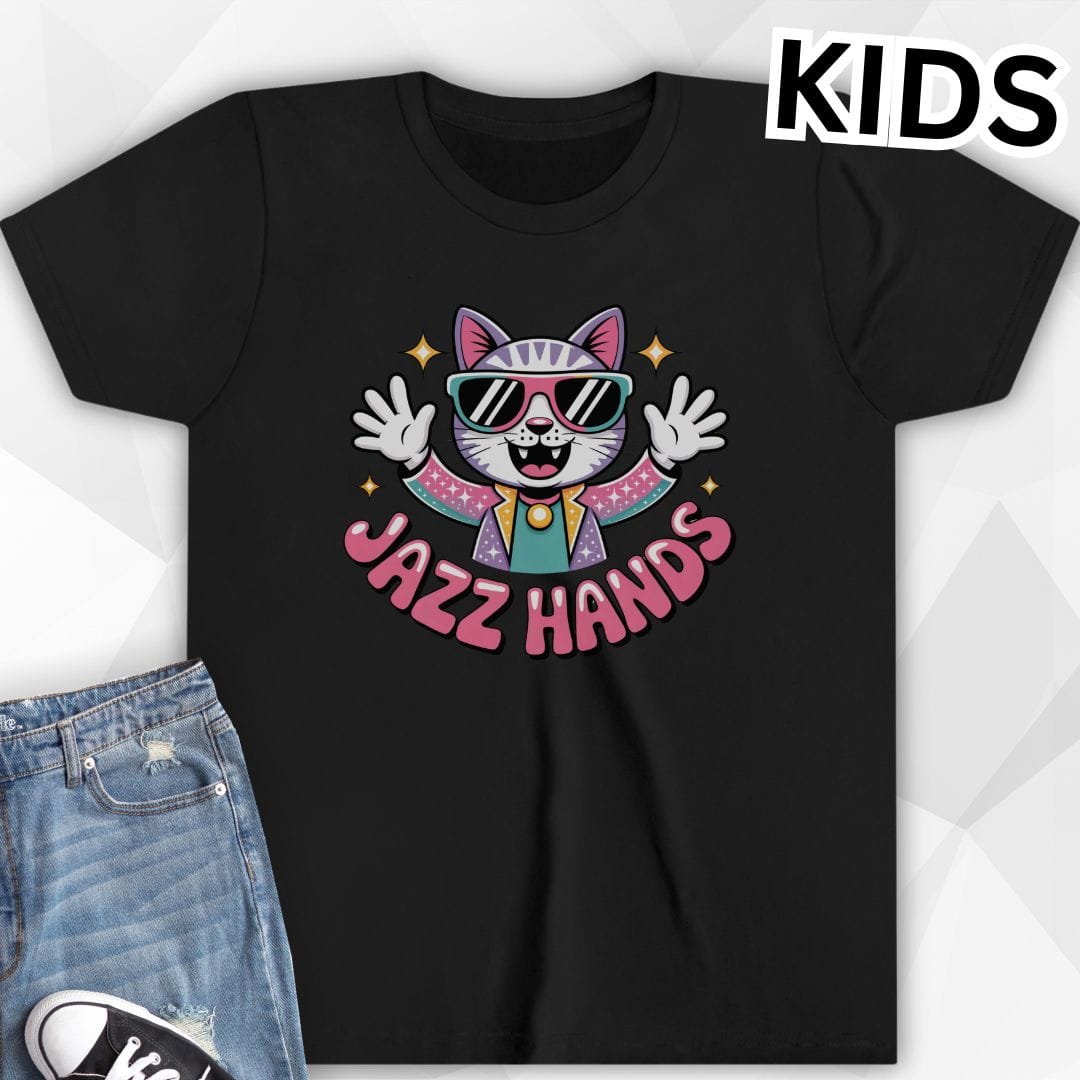KIDS Jazz Hands Cat T-Shirt