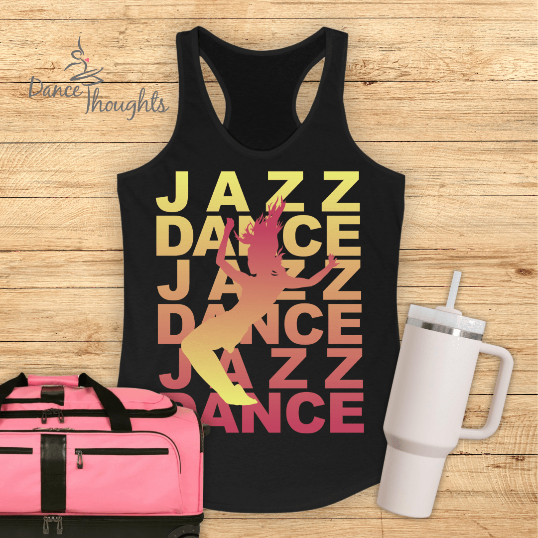 Jazz Dance Silhouette Tank Top