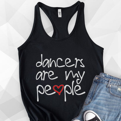 Dancers Are My People Tank Top - Solid Black