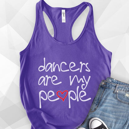 Dancers Are My People Tank Top - Solid Purple Rush