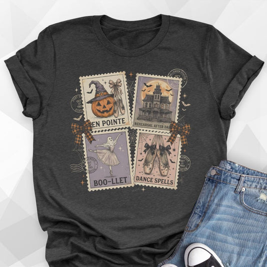 Halloween Ballet Stamps T-Shirt