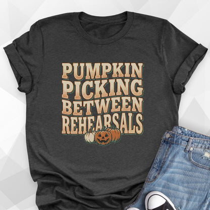 Pumpkin Picking Between Rehearsals T-Shirt