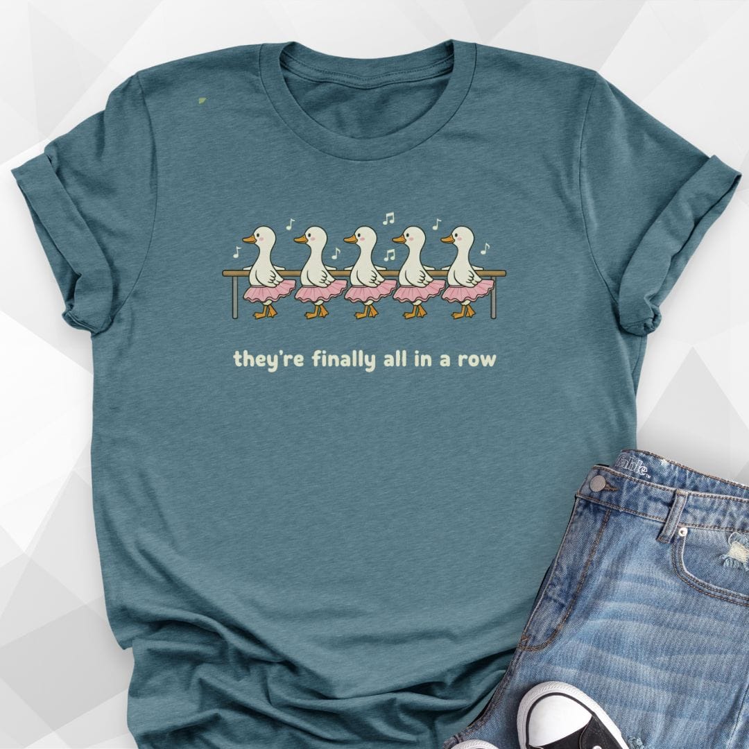 All In A Row Duck T-Shirt