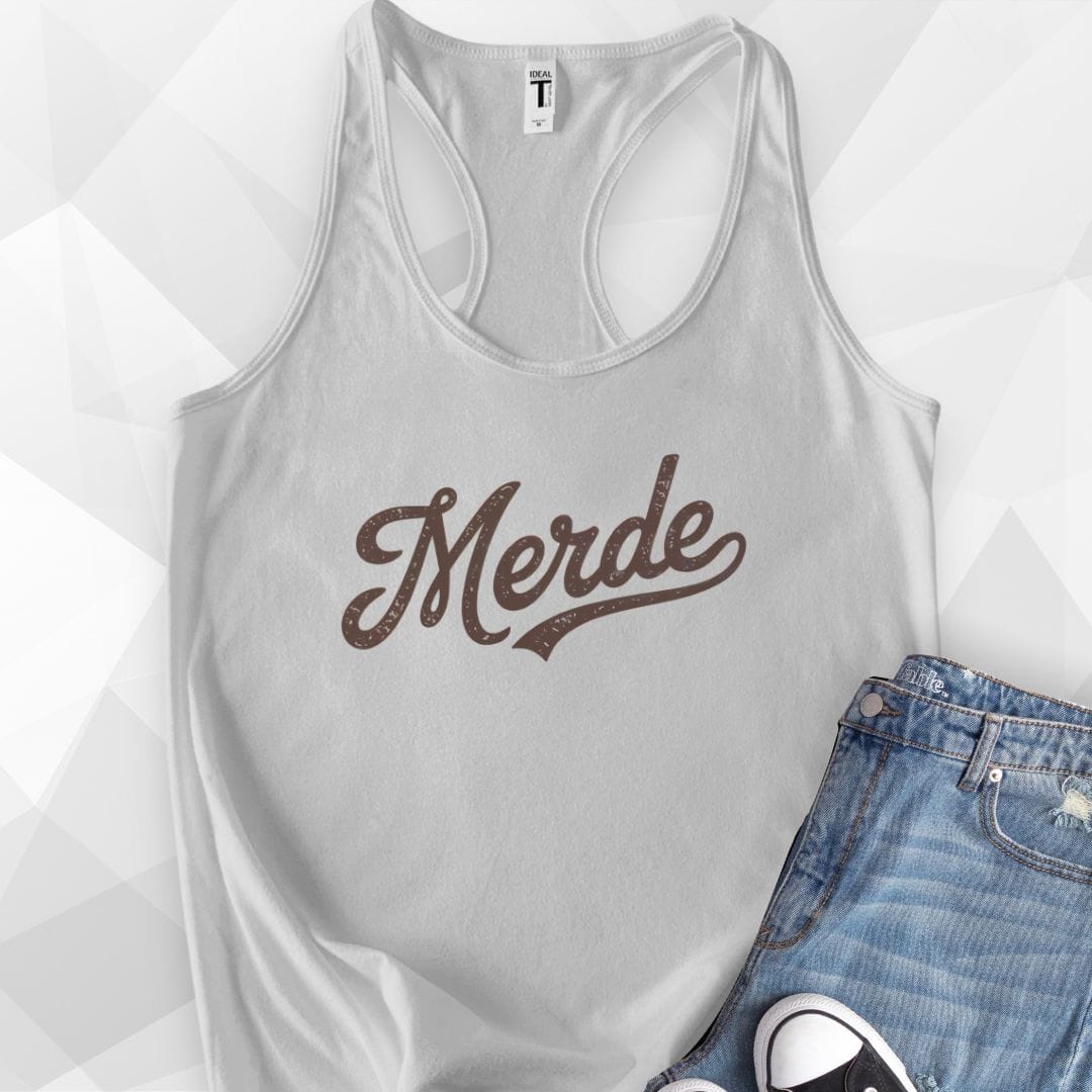 Merde Tank Top - Heather Grey