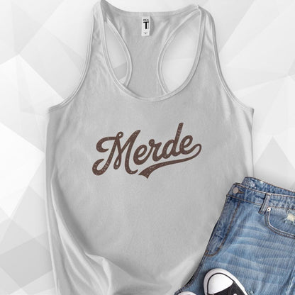 Merde Tank Top - Heather Grey