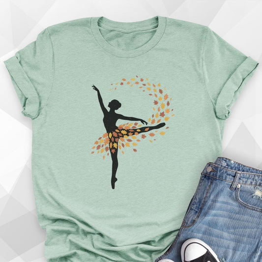 Autumn Leaves Ballerina T-Shirt