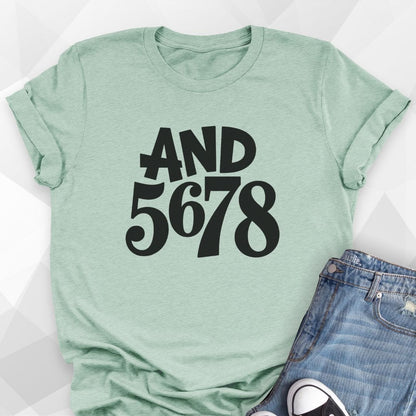 And 5678 T-shirt