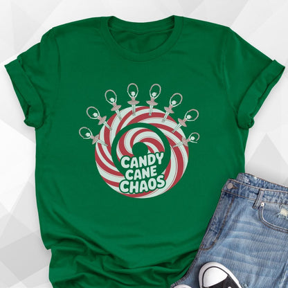 Candy Cane Chaos T-shirt