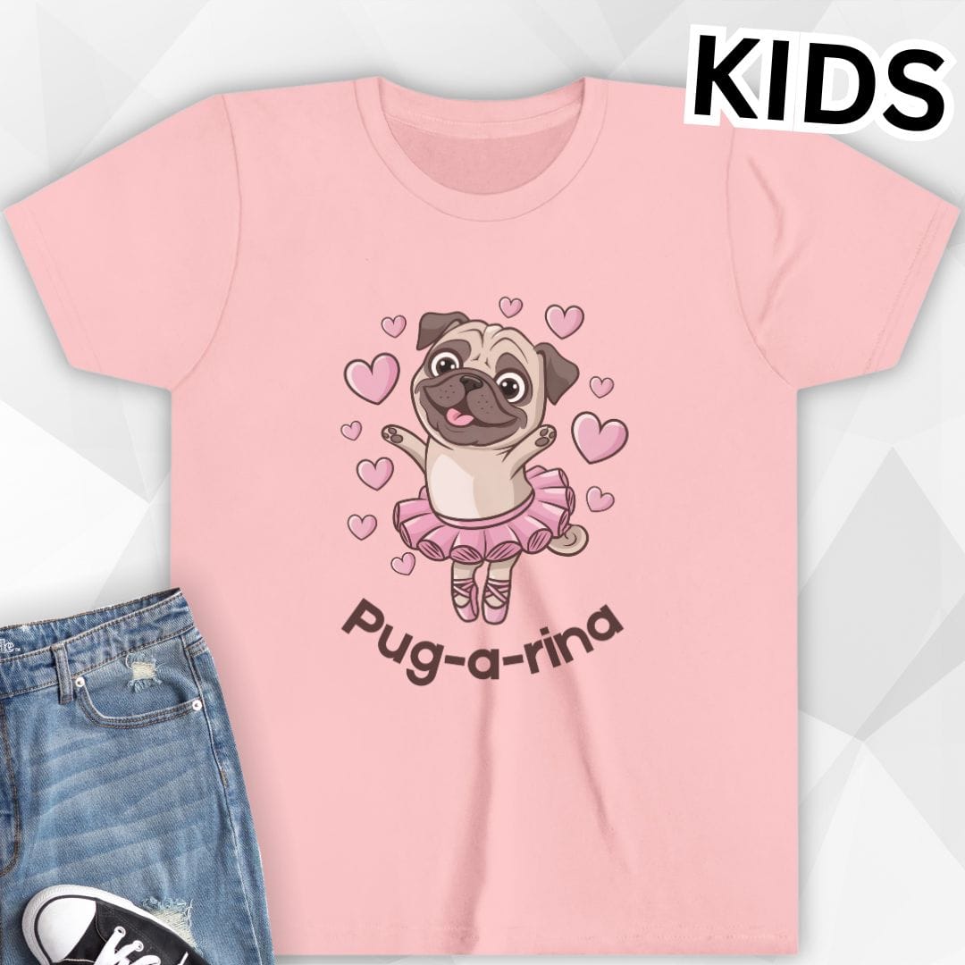 KIDS Pug-a-rina T-Shirt - Pink